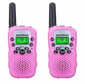 Комплект радиостанций Baofeng BF-T3 розовый